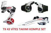 BİSİKLET VİTES SETİ TX 43 KOMPLE SET - 1
