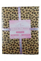 100 Pamuklu Bebek Battaniyesi Leopar - 4