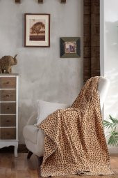 100 Pamuklu Bebek Battaniyesi Leopar - 2