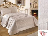 Çeyizdiyarı Fransız Güpürlü Diana Pike Takımı Krem thumbnail 2