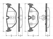 BMW 318d E46 2.0 2003-2005 Bosch Arka Balata - 1