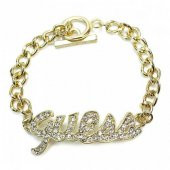 GUESS ALTIN KAPLAMA (18 GP) ZİRKON TAŞLI BİLEKLİK SEVGİLİLER GÜNÜ - 1