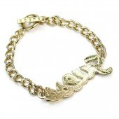 GUESS ALTIN KAPLAMA (18 GP) ZİRKON TAŞLI BİLEKLİK SEVGİLİLER GÜNÜ - 5