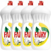 Fairy Sıvı Bulaşık Deterjanı Limon 1350 ml 4'lü - 1