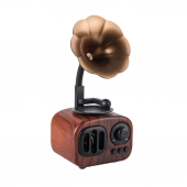 Nostaljik Mini Radyo Gramofon Bluetooth/Radyo/USB/SD Speaker B7 - 2