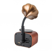 Nostaljik Mini Radyo Gramofon Bluetooth/Radyo/USB/SD Speaker B7 - 4