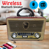 Meier M-111BT Şarjlı Nostaljik Radyo Bluetootlu-Kumandalı USB/SD/ - 2