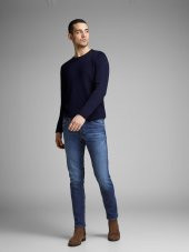 JACK JONES ERKEK JEAN PANTOLON GLENN SLİM  SLİM 12152347 - 3