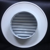 Dış Cephe Dairesel Menfez Alüminyum 100 mm - 1