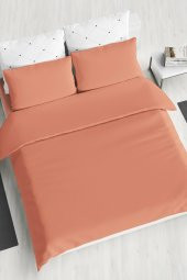 Terry Cotton Çift Kişilik Nevresim Takımı | Turuncu - 6