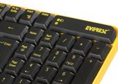 EVEREST KM-4835 KM-4835 Siyah/Turuncu Kablosuz Q Multimedia Klavye + Mouse Set - 8