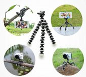 Ahtapot Selfie Tripod Cep Telefon Kamera Tutucu Akrobat Stand - 2