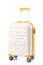 Ççs 05167 Beyaz Büyük Boy Abs Valiz - 1