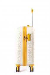 Ççs 05167 Beyaz Büyük Boy Abs Valiz - 4