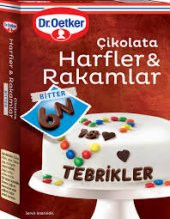 Dr. Oetker Çikolata Harf & Rakamlar 60 Gr x 2 Pkt - 1