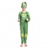 Yeşil Pj Masks Kostüm - Yeşil Pijamaskeliler Kostümü-Pjamasks Kostüm  -ORJİNA - 2