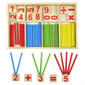 Montessori Matematik Eğitim Materyal Seti Ahşap - 1