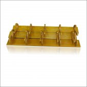 Kalın Ahşap 5 li Şemsiye Elbise Ceket Palto Askısı Askılık Askı - 2