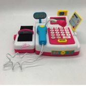 Barbie Oyuncak Yazar Kasa İnteraktif Sesli Mikrofonlu Full Aksesu - 4