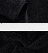 Kadın Lacivert Hırka Sweatshirt, Bayan Peluşlu Polar Sweat - 6