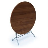 Teknor 90cm Yuvarlak Katlanır Masa - Ders Çalışma ve Yemek Masası - 2