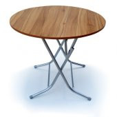 Teknor 90cm Yuvarlak Katlanır Masa - Ders Çalışma ve Yemek Masası - 3