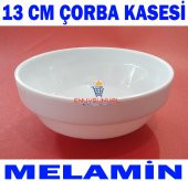 10 ADET ÇORBA KASESİ  MELAMİN EKO LOKANTA TİPİ KASE - 1