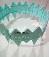 BAHÇE ÇİTİ DEKORATİF RENKLİ 17 CM UZUNLUK X 8 ADET 136 CM - 7