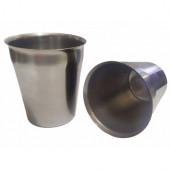 Paslanmaz Çelik Krom Bardak 430 Kalite Su Bardağı 250 ml - 1