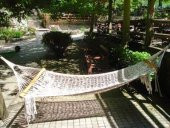 Makrome Salıncak Hamak El Örmesi Çift Katlı Tek Kişilik %100 Pamuk En 95cm Boy 2mt Taşıma Kp 150kg 5 mt Bağlama ipli - 2
