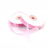 10m Toz Şeker Pembe İnce Tül Kurdele 1cm Şerit Transparan Kurdela - 1