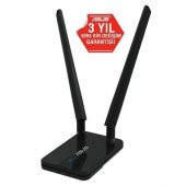 Asus USB-N14 300 Mbps Kablosuz USB Adaptör - 1