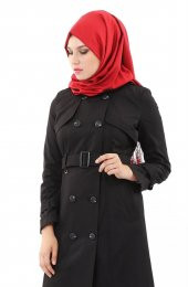 Vivezza Kruvaze Ön Arka Pelerin KAP 6690-01 SİYAH - 5