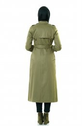 Vivezza Mono Ön Arka Pelerin KAP 6743-02 HAKİ - 7