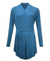 Janset Moda PB-AA7017M Hamile Mavi Hırka - 2