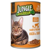 Jungle Kedi 415 gr Kuzu Etli Sebzeli Konserve 24 Adet - 4