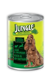 Jungle Köpek 415 gr Kuzu Etli-Av Hayv.Konserve 24 Adet - 1