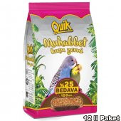 Quik Muhabbet Kuşu Yemi 400+100 gr 12'li - 4
