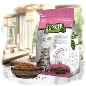 Jungle 1,5 kg-4 Adet Yavru Tavuklu Kedi Maması - 1