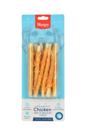 Wanpy Deri Üzerine Tavuk Sarılı 85 gr CD-10H  Köpek Ödülü - 3