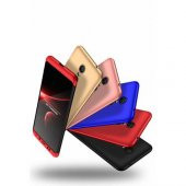 Xiaomi Redmi 5 Plus Kılıf 3 Parça 360 Soft Hard Koruma Lacivert - 3
