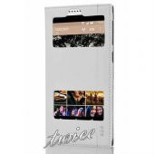 HTC DESIRE 826 KILIF PENCERE MILANO KAPAK BEYAZ - 1