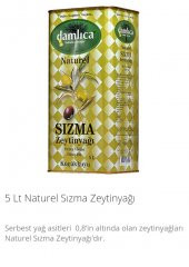 Damlıca Natural Sızma Zeytinyağı 5 Lt. - 1