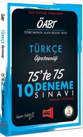 Yargı Yayınları ÖABT Türkçe Öğretmenliği 75te 75 10 Deneme Sınavı - 1