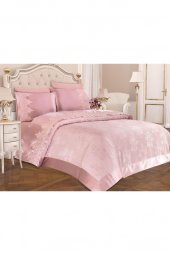 Çeyizdiyarı Fransız Güpürlü Çeyizlik Pike Takımı Lisa Pudra thumbnail 3