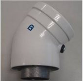 Demirdöküm orijinal kombi baca dirseği 45 yoğuşmalı ücretsiz ve hızlı kargo thumbnail 1