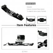 For Gopro Ekwn sjcam uyulu Delikli Kask Bandı, GoPro Aksesuar - 4