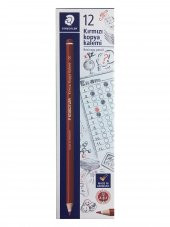 STAEDTLER KOPYA KALEMI KIRMIZI 12LI (13144-23L) - 1