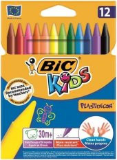 BIC KIDS PLASTIDECOR PAST BOYA SILINE 12LI(920299) thumbnail 1