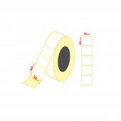 ERMET/PIN TERMAL ETIKET RULOSU 40x58 500LU(TERAZI) - 1